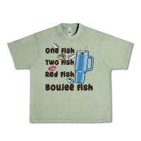 Oil Green one fish two fish red fish boujee fish Urban Heavy Tee - MaliasSmallBusiness