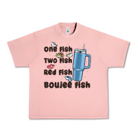 Salmon one fish two fish red fish boujee fish Urban Heavy Tee - MaliasSmallBusiness