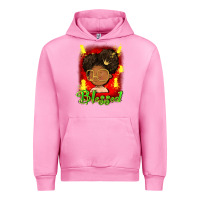 Fuchsia Pink blessed juneteenth Urban Hoodie - FaDigitalArtStudio