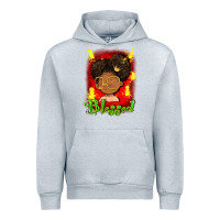 Heather Grey blessed juneteenth Urban Hoodie - FaDigitalArtStudio