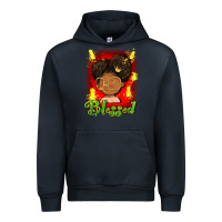 Navy blessed juneteenth Urban Hoodie - FaDigitalArtStudio
