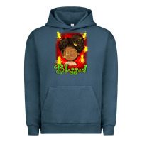 Pigment Midnight Navy blessed juneteenth Urban Hoodie - FaDigitalArtStudio