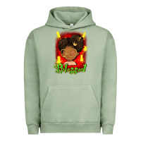 Pigment Oil Green blessed juneteenth Urban Hoodie - FaDigitalArtStudio