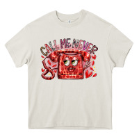 Cream call me never Heavy Core Tee - RacoonDesign