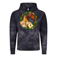 Cloud Black Christmas Chick Family Vintage Hoodie - RanaPortraitStore