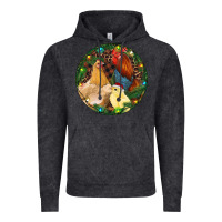 Vintage Black Christmas Chick Family Vintage Hoodie - RanaPortraitStore