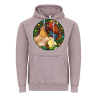 Vintage Zinc Christmas Chick Family Vintage Hoodie - RanaPortraitStore