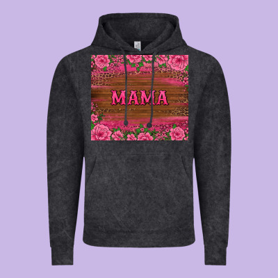 Floral Leopard Mama Tumbler Vintage Hoodie Designed By Barkaloodesign
