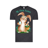Vintage Black Babies First Easter Boys Vintage Tee - Jasminsmagicworld