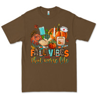Cacao fall vibes and that nurse life Premium Tee - AdoDesignShop