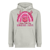 Moon Dust i wear pink for someone i love Heavyweight Hoodie - texasbilliewilder