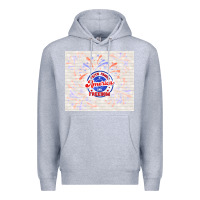 Heather Grey America and freedom Premium Hoodie - TumblerDesignByShophia