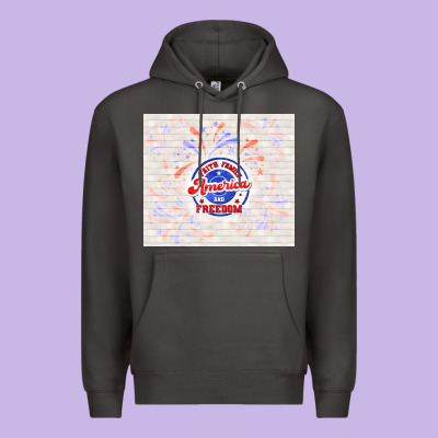 America And Freedom Premium Hoodie Designed By Tumblerdesignbyshophia
