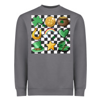 Storm checker board lucky charms Heavyweight Sweatshirt - MaliasSmallBusiness