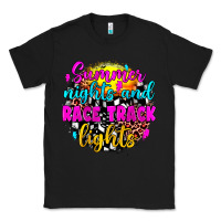 Black summer nights and race track lights Classic Tee - JahusDesignShop