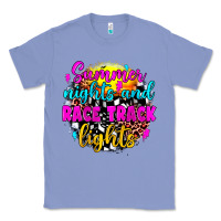 Colony Blue summer nights and race track lights Classic Tee - JahusDesignShop