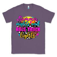 Lavender summer nights and race track lights Classic Tee - JahusDesignShop