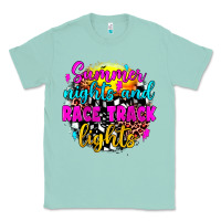 Seafoam summer nights and race track lights Classic Tee - JahusDesignShop