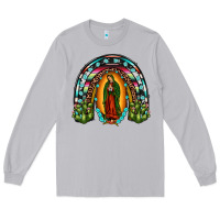Moon Dust our lady of guadalupe rainbow Long Sleeve Tee - JahusDesignShop
