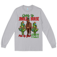Moon Dust giddy up jingle horse pick up your feet Long Sleeve Tee - MaliasSmallBusiness