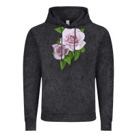 Vintage Arctic Silver Lining Rose Vintage Hoodie - LillyAllenDesigns