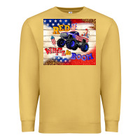 Antique Gold red white & boom Premium Sweatshirt - TumblerDesignByShophia