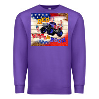 Purple red white & boom Premium Sweatshirt - TumblerDesignByShophia