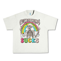Pistachio everything sucks Urban Heavy Tee - MaliasSmallBusiness