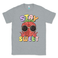 Heather Grey stay sweet Classic Tee - MaliasSmallBusiness