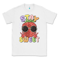 White stay sweet Classic Tee - MaliasSmallBusiness