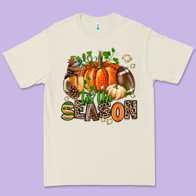 Fall And American Football Tis The Season Premium Tee Designed By Adodesignshop