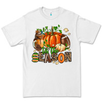 White fall and american football tis the season Premium Tee - AdoDesignShop