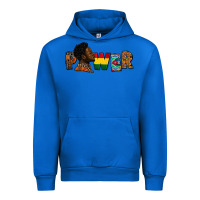 Cobalt Power Juneteenth Urban Hoodie - FaDigitalArtStudio