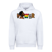 White Power Juneteenth Urban Hoodie - FaDigitalArtStudio