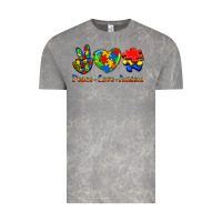 Cloud Rock Peace Love Autism Vintage Tee - Jasminsmagicworld