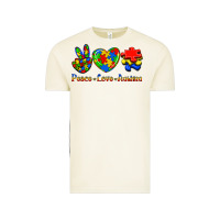 Vintage Arctic Peace Love Autism Vintage Tee - Jasminsmagicworld