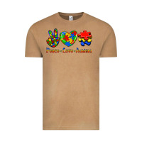 Vintage Camel Peace Love Autism Vintage Tee - Jasminsmagicworld