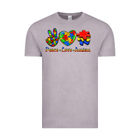 Vintage Zinc Peace Love Autism Vintage Tee - Jasminsmagicworld