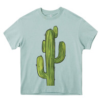 Arona cactus Heavy Core Tee - BarkalooDesign