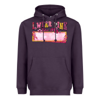 Plum Personalized i wear pink for my Heavyweight Hoodie - texasbilliewilder