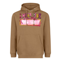 Toasted Coconut Personalized i wear pink for my Heavyweight Hoodie - texasbilliewilder