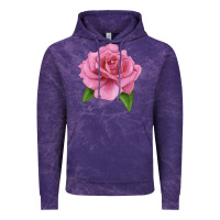 Cloud Purple Perfume Delight Rose Vintage Hoodie - LillyAllenDesigns