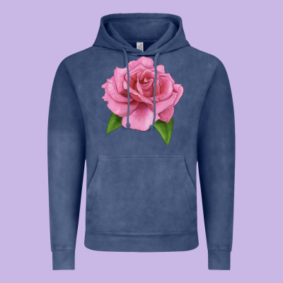 Perfume Delight Rose Vintage Hoodie Designed By Lillyallendesigns