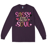 Plum sassy little soul Long Sleeve Tee - MaliasSmallBusiness