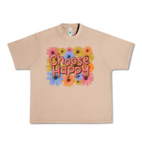 Burro choose happy Urban Heavy Tee - MaliasSmallBusiness