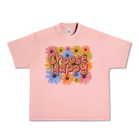 Salmon choose happy Urban Heavy Tee - MaliasSmallBusiness