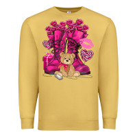 Antique Gold Army boots Valentine's Day Premium Sweatshirt - HowdyJamesFarm