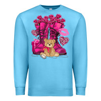 Ocean Blue Army boots Valentine's Day Premium Sweatshirt - HowdyJamesFarm