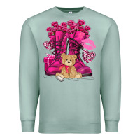 Seafoam Army boots Valentine's Day Premium Sweatshirt - HowdyJamesFarm