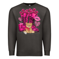 Smoke Army boots Valentine's Day Premium Sweatshirt - HowdyJamesFarm